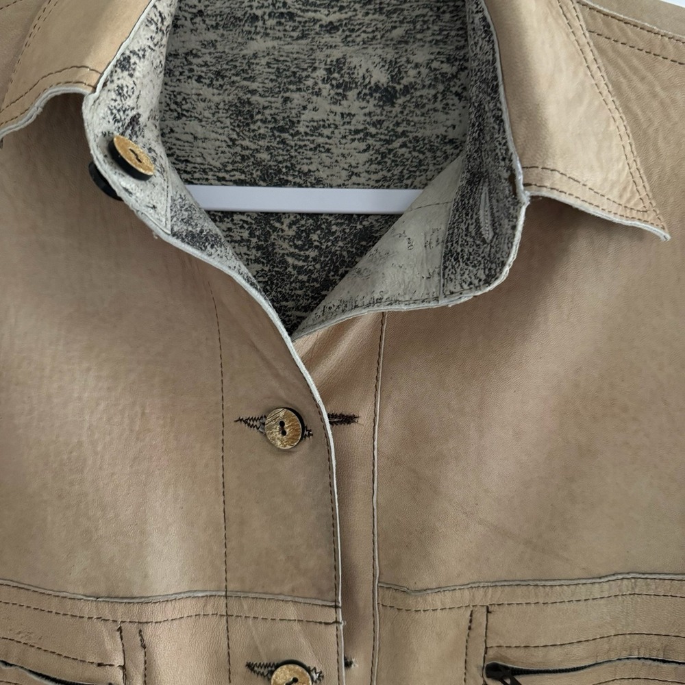 Overland Men's Genuine Suede Reversible Shacket 38 Shirt Jacket Made USA Western - Picture 4 of 14